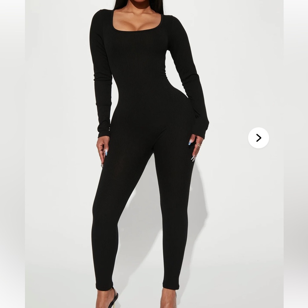 Your All time Favorite Black Long Sleeve Jumpsuit Fashion Nova